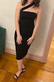 Wore this to a gala and it was beautiful! I did have to take it to get the shoulder strap taken in a few inches as it was super loose at first. - Anna B.