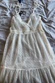 I cannot stress enough how cute this is. I'm getting married in Mexico in November and this cover up dress will be absolutely perfect for all the festivities! It's super feminine and ethereal which I love and it looks great over both one piece and two piece swim suits! Definitely get it! It fits really good, not tight at all and super easy to throw over a swimsuit. I may even wear it with a crop top and jeans. So cute! - Jen F.