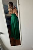 I love this dress color, it fits really nicely, the only small problem for me is that runs a little bit too long. - Jennifer C.