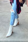 These are my all time favorite boots. The color pairs well with anything and the material is excellent. I would buy another pair just to have when I wear these out. - Madison L.