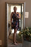 It is beautiful. Want to wear it to a wedding but the fabric is fairly thick and lined. Hope it is not too hot!! - Jana R.