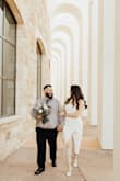 Bought this white dress for my Justice of the Peace wedding and it was perfect. It was comfortable yet elegant. It was very flattering! - Betsy S.