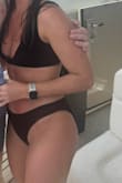 This is a simple, yet perfect bathing suit. Got a small top and medium bottom. Both true to size. - Ruth N.