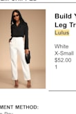 Everything is wrong about these pants it'll fit properly they're stitched terribly, and I just wanna return them - Michelle T.