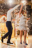 I bought this dress for my second look of my wedding and for my first dance. It was a salsa song and I wanted something fun and flirty. I got sooo many compliments and the photos came out AMAZINg! - Neil H.