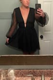 Loved this dress, but was slightly too big in the waist and didn't fit the vibe of my event, but may go back for it! Very romantic feeling. I'm typically a medium in the ribs/bust and a large in the hips, so may go back and get the medium! - Kelsey W.