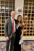 I chose this for a Gala and received so many compliments.  I ordered a small it fit great, I did have to have the shoulders taken in to ensure that it was snug enough in the chest area.  Buy this dress, its amazing!! - Laurie G.