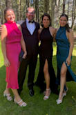 Loved this "statement dress"... excellent quality at a fair price.  It fit to a T and I was able to wear it without even hemming (I'm 5'6" and wore 3" heels).  I received so many compliments!  Lulu's is my "go to" for all my wedding guest dresses. - Ashley T.