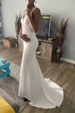 The dress is so BEAUTIFUL! Very simple and elegant. It flattered my shape very nicely! However I ended up going for a different style from Lulus that I loved even better. - Anne-Carine E.