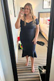 I absolutely loved this dress! Wore it to a friends wedding and got so many compliments on it and didn't want to take it off!! I felt so confident and comfortable in it! This is the perfect dress for someone with some curves - Mary G.