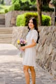 Me encantó, queda divino, la tela es fina y suave. Perfecto para una graduación de día. - Sofia U.