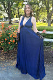 This dress fit perfectly and the material was so beautiful!! - Liliana N.