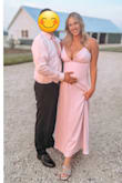 I wore this dress to a wedding 27 weeks pregnant and I was so comfortable all night! I love the color the fit and material! - Brittany K.