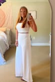 I am in love with these pants! I have the matching shirt too! True to size - Charissa G.