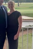 Wore it to a friends wedding. The color of the dress is not a true black. Great fit! - Alexis G.
