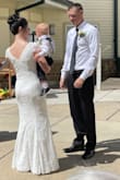 This dress is so cute! I did have to wear some shapes wear under because I'm squishy from having a c-section. The dress was a hit and comfy - Jessica Q.