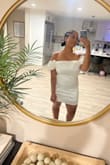 I got a lot of compliments wearing this dress on my bachelorette weekend. The material doesn't feel cheap and the dress is comfortable. Would definitely recommend! - Alisha D.
