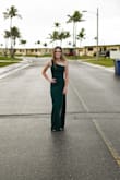 Dress was perfect for my daughters dance. It was too long but getting it hemmed was not an issue. She is only 14 and 5ft so I figured it would be too long. - Cacie W.