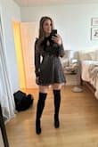 This was the cutest Friday night dress. So cute and flattering. - Emily D.