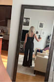 Love the jumpsuit and will keep but slightly annoyed that one pant leg is significantly shorter than the other.. will have to get tailored - Halle A.