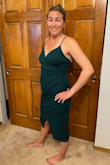 I  bought this dress for my brother's wedding and I love how it fits!  It is super comfortable.  I ordered a medium and it fit perfectly.  Their size chart was very extensive and super helpful.  I love the dress and will go back to Lulu's for future purchases. - Laura W.
