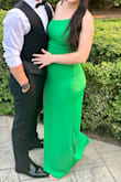 Such an amazing find for a wedding guest! Formal or semi-formal, sexy yet modest, vibrant but not too bright! Has stretchy fabric so you're not suffocating all night long. Not too thick of a fabric so be careful with your bra and underwear choices - Hannah R.