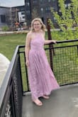 We ordered three for a last minute prom dress. This one was a winner. Fit my daughter perfectly.
She's 5'3" so had to have it shortened a couple of inches.
Really a beautiful dress! She loved it! - JULI P.