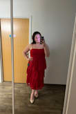 I LOVED this dress on & was looking forward to wearing it on more than one occasion but the lace is cheap and ripped almost immediately into wearing it. I got maybe 30 mins into the event before it started ripping in the seams in the chest. Extremely disappointed. - Ashley C.