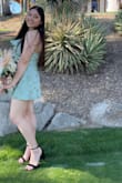 I loved it ! But it was super short ! I wore it for my prom dress and I loved the color super cute but since I'm tall, it was super short and I'm a DD in chest hopefully it helps ! - Alexis D.