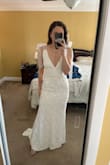 I already have my wedding gown but purchased this for my bridal shower. Honestly, this could double as a ceremony dress as well! I am so happy with the quality and sizing. The dress is beautiful. - Jamie M.
