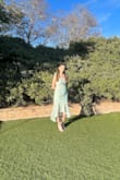 I loved this dress so much& I wore to a friends wedding and got tons of compliments. I am 6'2 and slim so it is hard to find dresses that fit me well without being altered& most are way too short. This dress was perfect. It wasn't too tight at well which was nice as well. - Caitlin