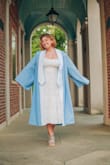 I loved this dress!! It's so pretty with the pattern and the length. Love for grad photos and graduation! - Courtney F.