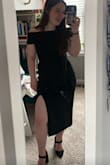 I got my dress a week before prom and because I am so short I had to get a midi dress this is perfect!! I loved it! The slit was the perfect size and the dress is very elegant! Great deal!! - Avery M.