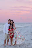 Dress was light weight but not see through. Very flattering on the girls! Great fit and so comfortable! I bought for our family beach pictures! - Jessica G.