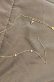 I bought two of these necklaces both broke on the first time wearing them. The first time I thought I just may have been unlucky but the second one there was no excuse. I ended up getting a refund for both thankfully for Gina M. - Nohl N.