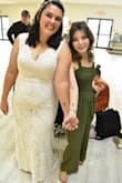 I ordered this dress on a whim thinking it would look terrible on me but I wanted to give it a try. I actually ended up ordering 4 dresses and as soon as I put this dress on I knew it was the one. I felt so good in it and could move. It was the perfect kind of simple that I wanted for my wedding day. After 3 kids I knew my body wasn't the same as it was in my 20s but I rocked the mom bod in this dress and got so many compliments on it. - Coralie H.