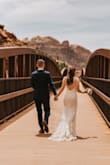 Comfortable and I didn't have to do any alterations. Gorgeous lace and train. - Kendel C.