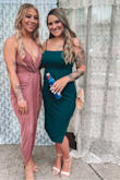 So comfortable. Fits just as expected. Perfect length. Very "sophisticated" looking. Had no issues moving around all night & got a ton of compliments. - Emily T.