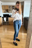 Absolutely obsessed with this shirt. It's so comfortable and baggy. It's professional or casual. Love love love - Emily D.
