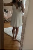 Bought this for my college graduation and absolutely love it! A little snug around the chest, but super high quality and perfect length. - Allison B.