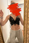 I bought this on a whim and I am SOOOOOOOOO excited about it! I am going to wear it to a concert in August and I literally cannot wait! Sorry for the low-quality picture. I tried my best to give the top justice. I'll post some better pictures in a few months with the full fit haha! - Julia M.