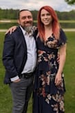 If you have an hourglass figure THIS is your dress! It accentuates the smallest part of your waist and hides your belly. I never fully relax my stomach, but in this dress I could and it was completely hidden! I have PCOS so the belly struggle is real. The dress is heavier than you'd think, but not to any detriment. The slit is so well done & honestly better than the pictures. I questioned getting a medium, but glad I did; however, it does run ever so slightly small. On the day I wore this I was bloated & out of habit wore Spanks & thick high waisted tights. This did make the fitted waist a bit tight. In retrospect I could have gone without and been just fine. I also have broad shoulders, so I had to loosen the tie in the back. It was slightly tight, but flexible so not a huge issue. Overall this has become my favorite dress ever and I'm so glad I bought it. I got so many compliments & actually felt beautiful which never happens. - Rhiannon M.