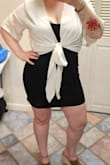 Love it. It's super soft and comfy, material and has nice stretch to it. I don't know if an XL would have been a lil longer, but the L is a bit short especially if you got some booty. - Jaime M.