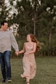 Love this dress. Wore it for my engagement pictures. I'm only 5'2 and it was a great length even without the heels. You do have to tie it pretty tight or else the top is pretty loose. - Shawnee H.