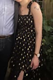 I ordered this dress for my graduation party and it was so fun to wear! Very light for the summer too and got many compliments on it. My only complaint is that the zipper gets stuck very easily so you'll probably need some help zipping it up with some force. - Kiran K.