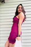 I recently purchased a stunning magenta flower dress for my graduation ceremony, and it exceeded all my expectations. The color is absolutely breathtaking a rich shade of magenta that captures the essence of celebration and joy. The intricate floral patterns scattered throughout the fabric add elegance and femininity, making me feel like a true princess.

The fit of the dress is impeccable, gracefully embracing my figure and accentuating all the right curves. The exceptional quality fabric feels luxurious against my skin, and the attention to detail is evident in every stitch. It provided a comfortable and seamless wear throughout the entire ceremony.

Lastly, the dress garnered countless compliments, solidifying my love for it. Its vibrant color and captivating design caught the attention of others, making me feel like the center of attention. Wearing this dress boosted my confidence immensely, making my graduation day even more memorable. - Vidhi P.