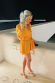 Perfect romper for my anniversary trip to Cabo. The color is so pretty. It does run slightly short but bc it's float material it's not so bad. - Kathleen A.