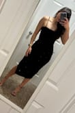 A great buy! This is a flattering dress - for short girlies it DOES run a little long. It was comfortable and easy to walk in. I'll definitely be able to reuse it. A good buy!!! - Daniela D.