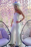 I loved this! I thought it was cute when I bought it but it was even cuter when I put it on and honestly the most comfortable thing ever. The material felt super high quality and was perfect for a night out in Nashville for my bachelorette party. Fit perfectly for me! - Abbie G.