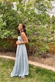 Amazing dress! So soft and very comfortable to wear. I felt very secure and it was a perfect dress. I am tall and lean and it fit me perfectly. The open back and layered skirt was perfect to keep me cool as well. - Elyse F.